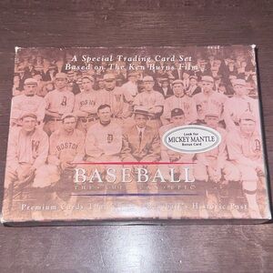 Upper Deck 1994 Ken Burns Baseball The American Epic Trading Cards